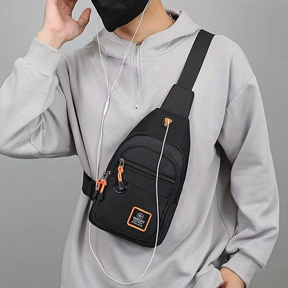 Waterproof Multi-pocket Crossbody Sling Bag 4.5L