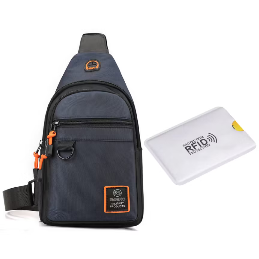 Waterproof Multi-pocket Crossbody Sling Bag 4.5L