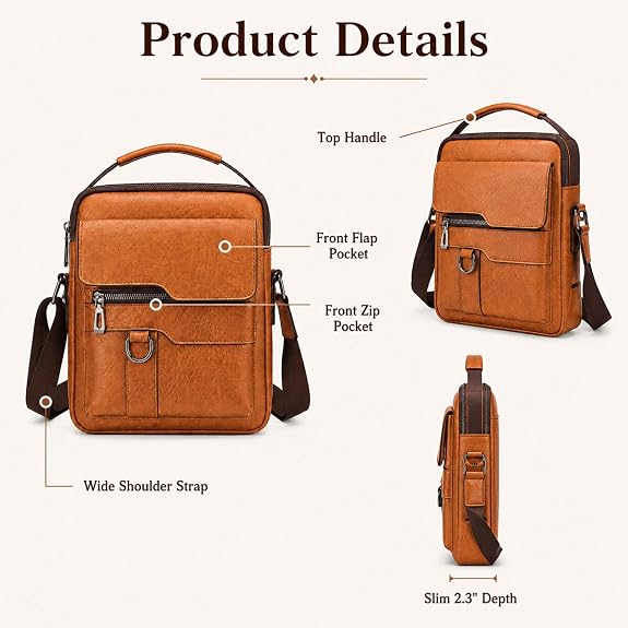 Men's Business Casual Large Capacity Bag – Multiple compartments & durable fabric
