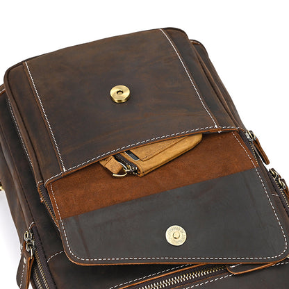 GOXILO | Men's Crossbody Bags Sling Bags Real Leather