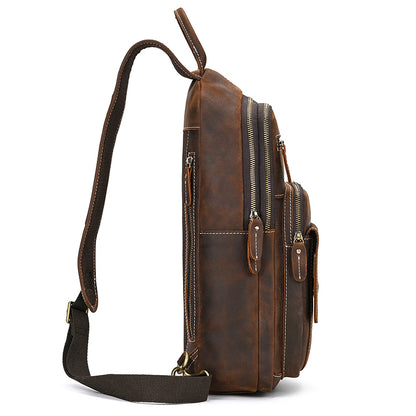 GOXILO | Men's Crossbody Bags Sling Bags Real Leather