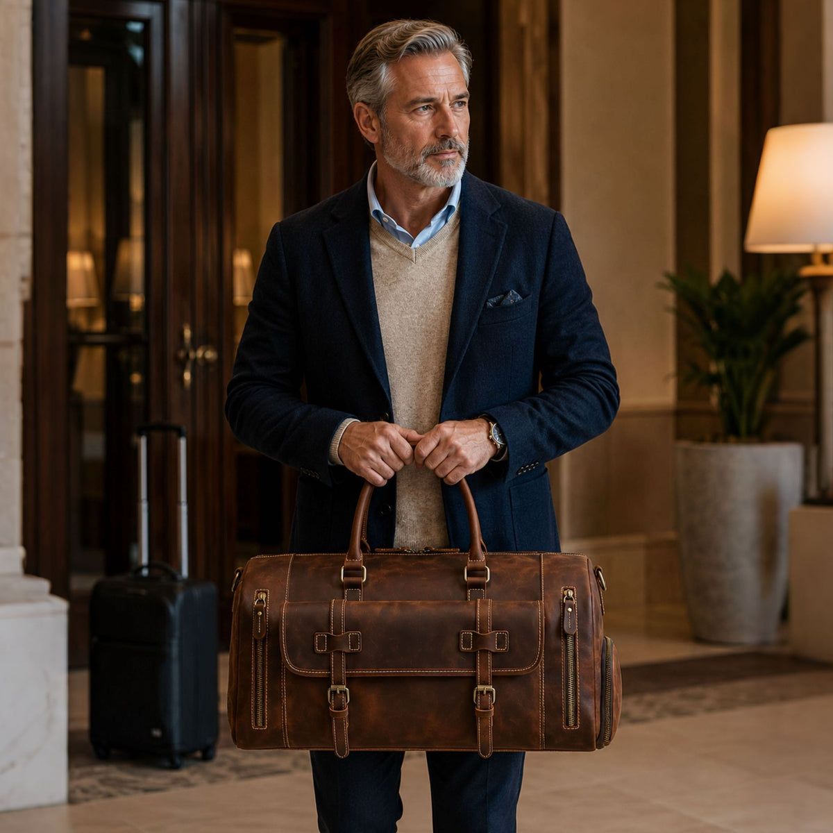 Leather Duffle Bag
