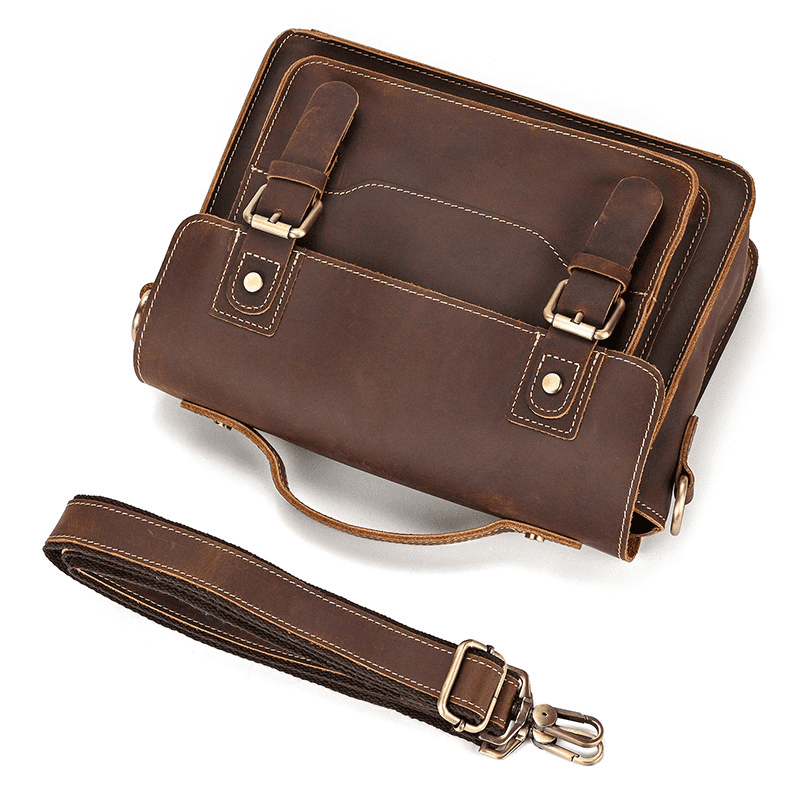 Small Leather Shoulder Messenger Bag
