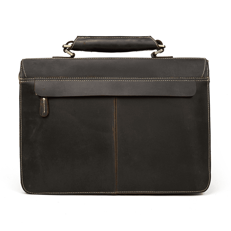 Leather Laptop Messenger Bag