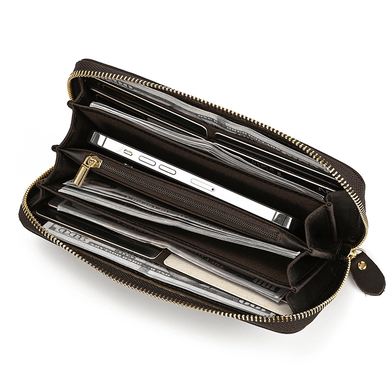 Long Leather Wallet
