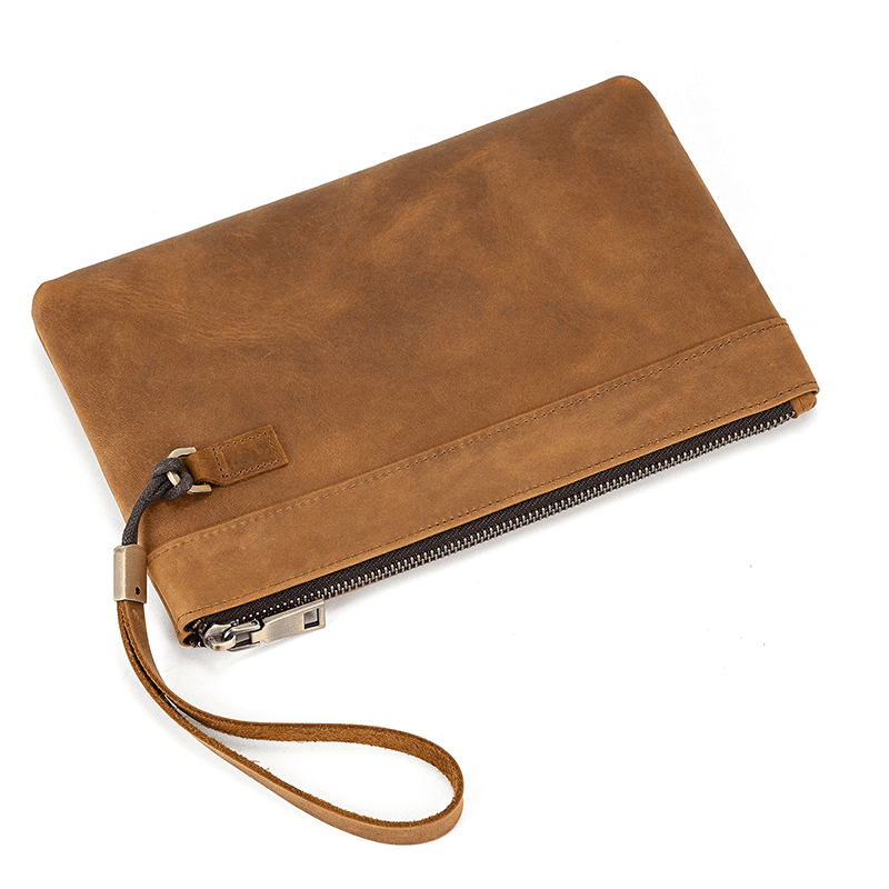 Zipper Business Large Capacity Clutch Bag