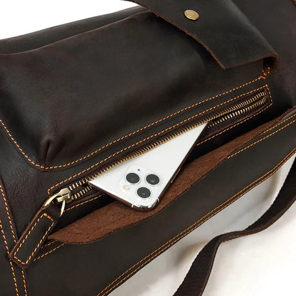 Premium Handmade Leather Sling Bag Fanny Pack