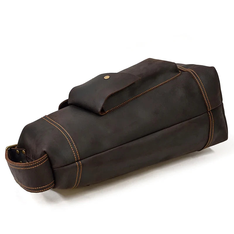 Premium Handmade Leather Sling Bag Fanny Pack