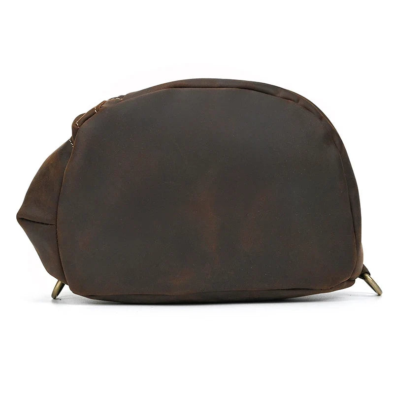 Leather Convertible Backpack Crossbody Bag Fanny Pack