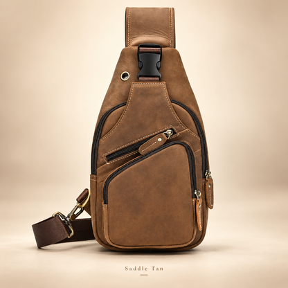GOXILO | Heritage Genuine Leather Sling Bag