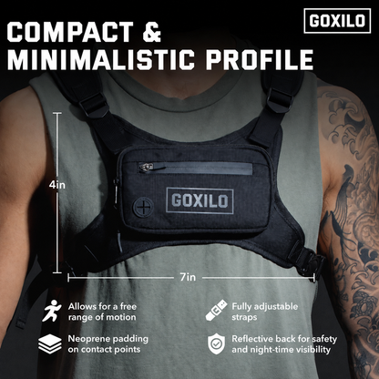 GOXILO | Zero-Bounce Running Chest Pack
