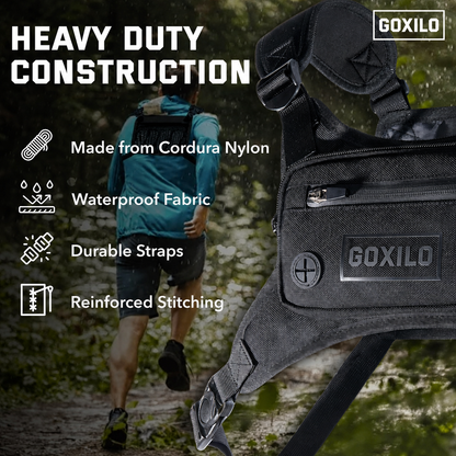 GOXILO | Zero-Bounce Running Chest Pack