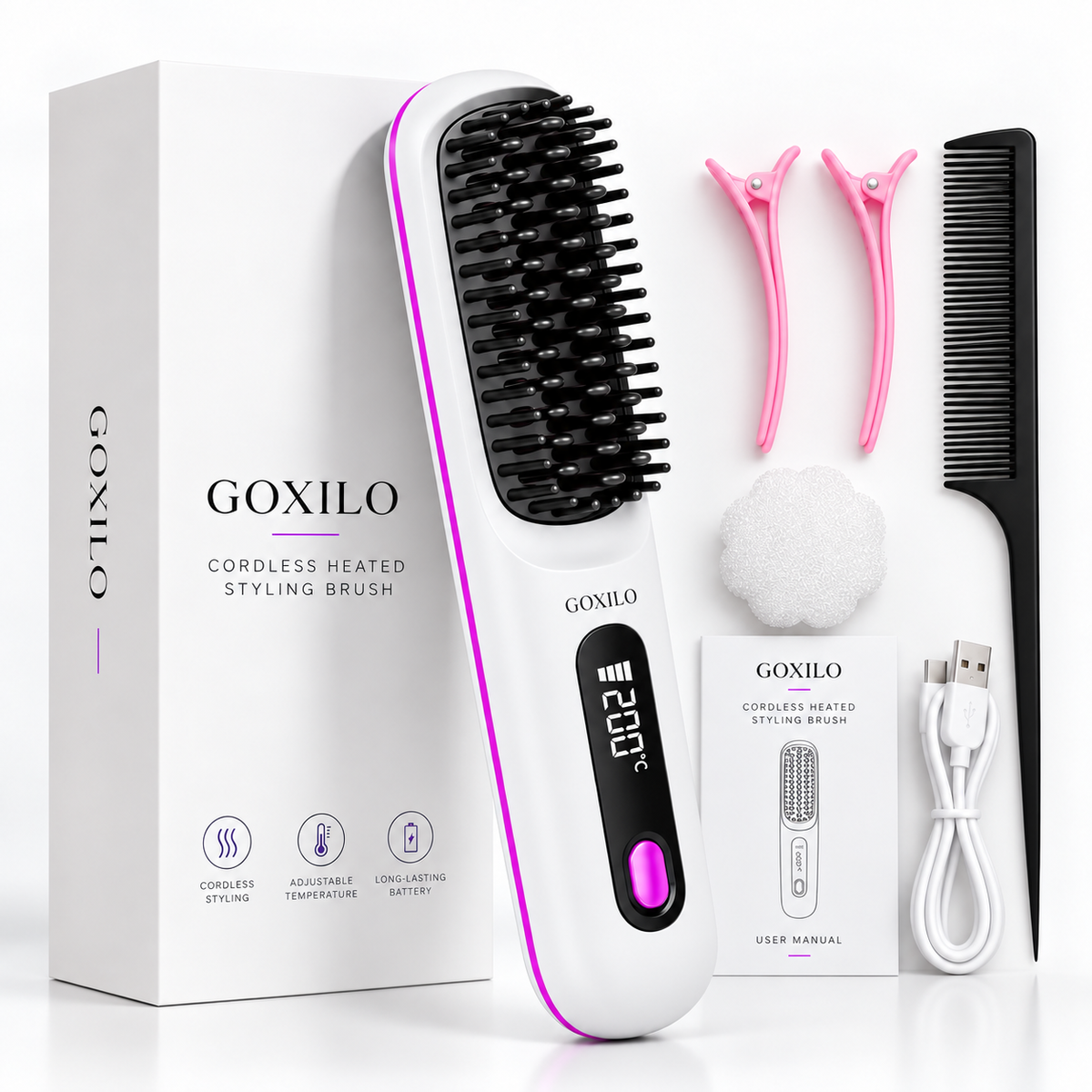 GOXILO ShortStyle™ Heated Brush