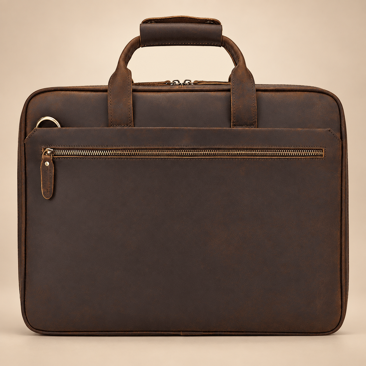 GOLIXO | Mens Leather Bag Laptop Sophisticated Briefcase Style