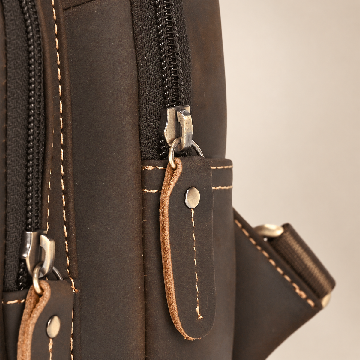 GOXILO | Heritage Genuine Leather Sling Bag
