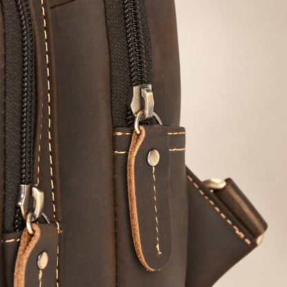 GOXILO | Heritage Genuine Leather Sling Bag