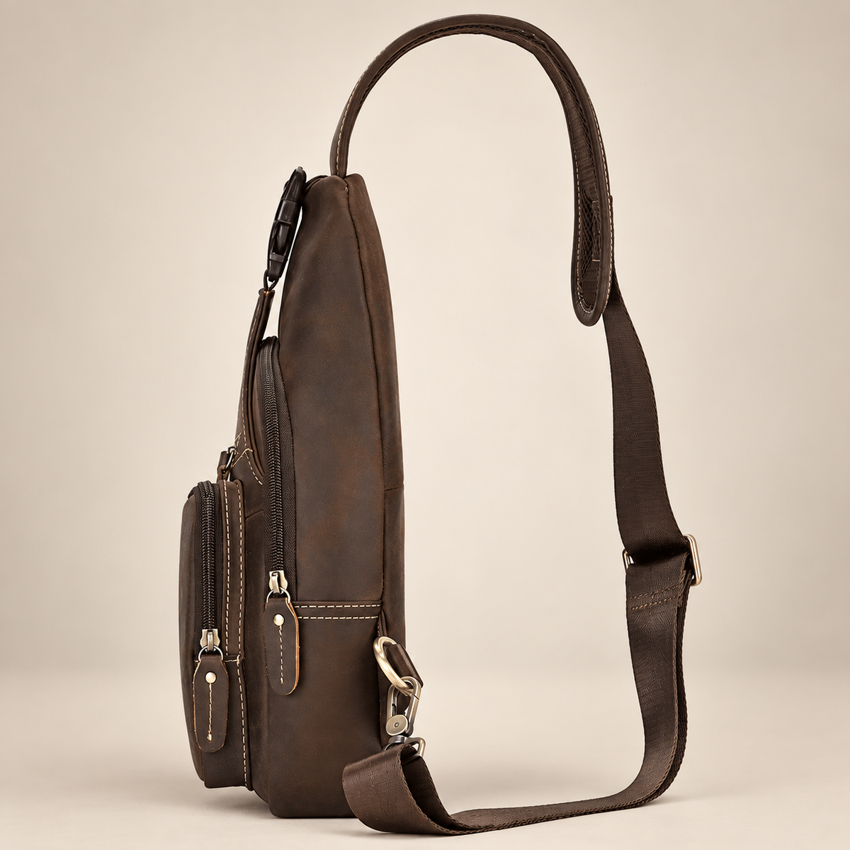 GOXILO | Heritage Genuine Leather Sling Bag