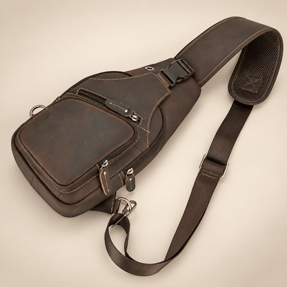 GOXILO | Heritage Genuine Leather Sling Bag