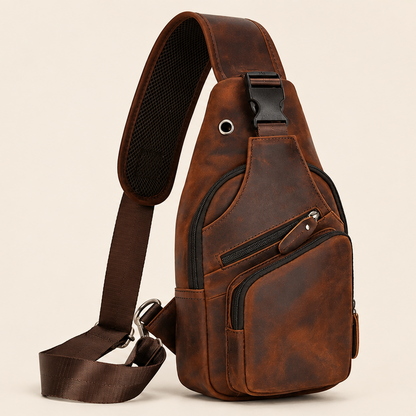 GOXILO | Heritage Genuine Leather Sling Bag