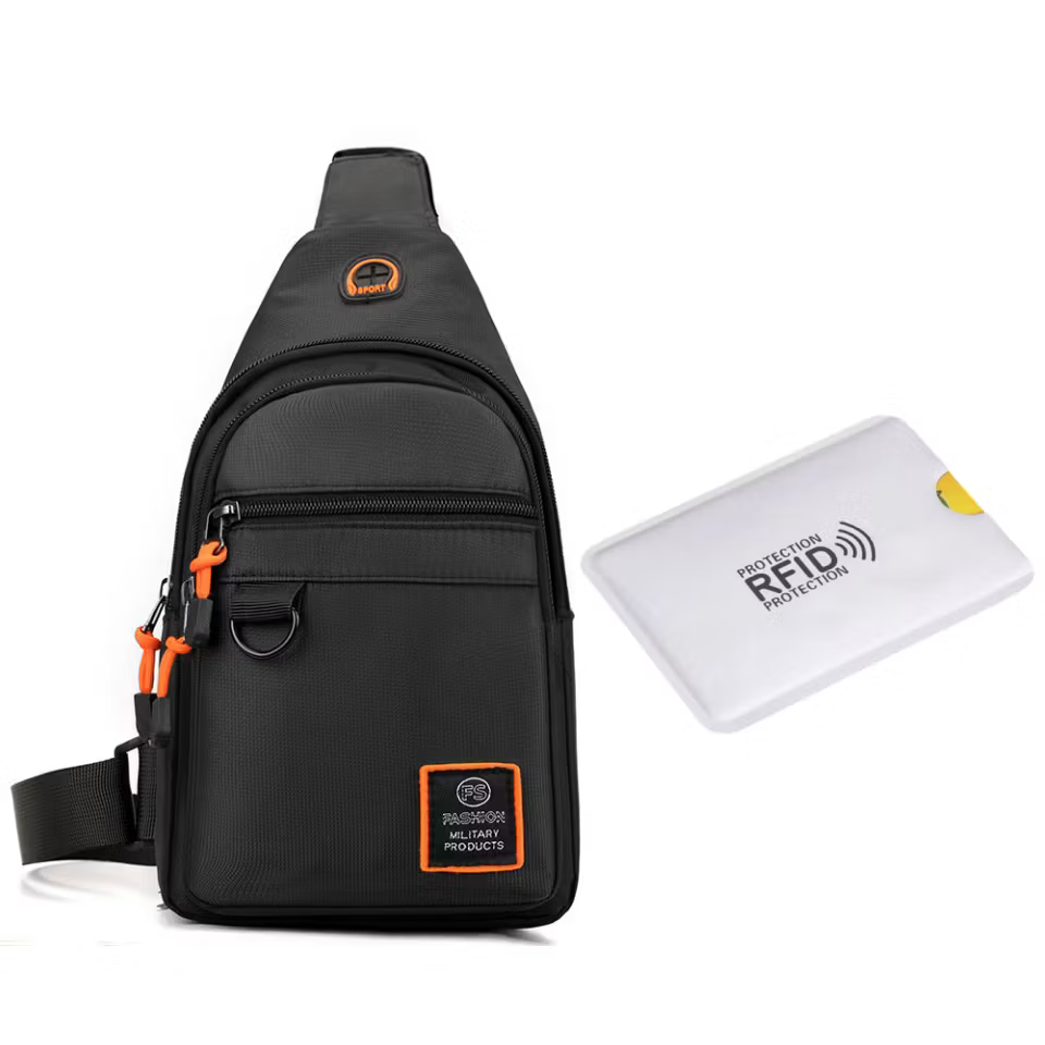 Waterproof Multi-pocket Crossbody Sling Bag 4.5L
