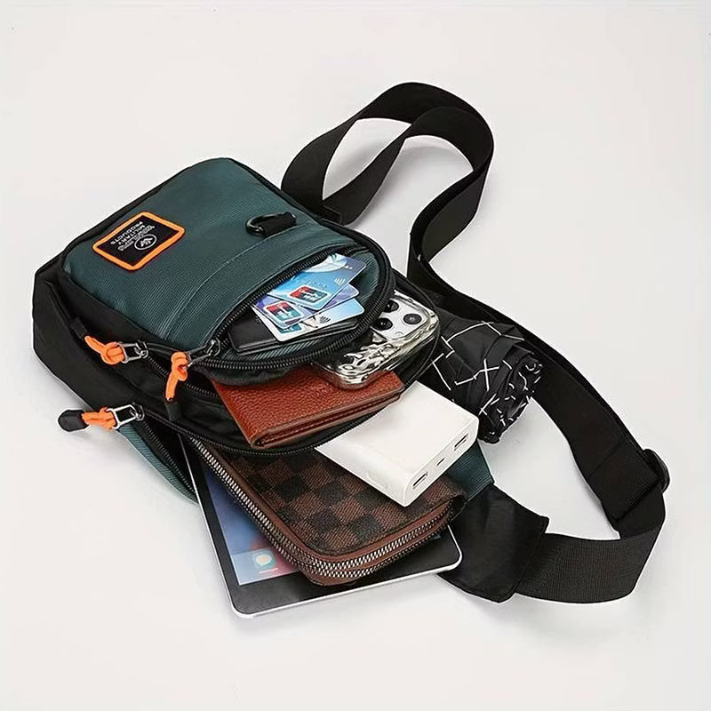 Waterproof Multi-pocket Crossbody Sling Bag 4.5L