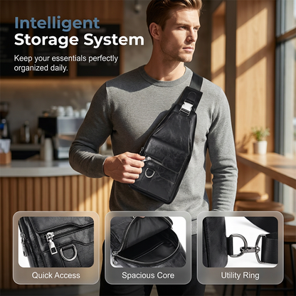 🎒 49% OFF NOW! 🧳GOXILO™ The Mercer Retro Sling Bag – Water-Resistant, Intelligent Storage & Ergonomic Comfort