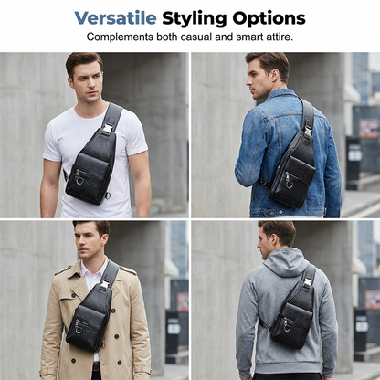 🎒 49% OFF NOW! 🧳GOXILO™ The Mercer Retro Sling Bag – Water-Resistant, Intelligent Storage & Ergonomic Comfort